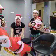 SANTA'S HORNY HOTWFIE MRS. CLAUS CREAMPIE THREESOME porn pics