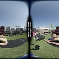 Kitty Kate Nude Yoga Afternoon On A Sunny Windy Day VRgoddess vr porn video