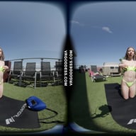 Kitty Kate Nude Yoga Afternoon On A Sunny Windy Day VRgoddess vr porn video