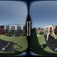 Kitty Kate Nude Yoga Afternoon On A Sunny Windy Day VRgoddess vr porn video