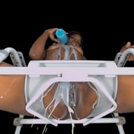 Milky Chocolate - Ebony Drenched in White Toilet POV Chocolate Bae Ebony VR Solos vr porn video