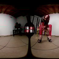 Hottie In Leather Pants Is The Queen Of Foot Teasing Redsnow VRFootFetish vr porn video