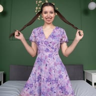 Rainbow Dildo Stretches Cute And Busty Alisa Horakova BaberoticaVR vr porn video