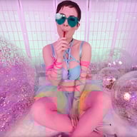 Olive's Jelly Beans Olive Glass SwallowBay vr porn