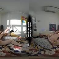 Teen Lika Eating And Masturbating With Bananas VRgoddess vr porn video