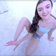 Super Cute Teen Brunette With Pink Ankle Socks Julia James NewPornStarlets vr porn video