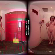 Kitty Kate Oiling Up And Touching Her Tight Young Body Outdoors With Showering And Behind The Scenes VRgoddess vr porn video