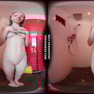 Kitty Kate Oiling Up And Touching Her Tight Young Body Outdoors With Showering And Behind The Scenes VRgoddess vr porn video