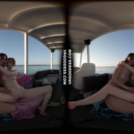 Rebeka Ruby With Her Friend Lily Mays Naked Sunset Boat Cruise With Sucking And Licking Lesbian Fun VRgoddess vr porn video