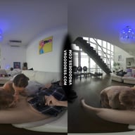 Rebeka Ruby And Bleika Give Lucky Cameraman Double Blowjob Between The Scenes Loves Cumplay MouthCum VRgoddess vr porn video