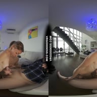 Rebeka Ruby And Bleika Give Lucky Cameraman Double Blowjob Between The Scenes Loves Cumplay MouthCum VRgoddess vr porn video