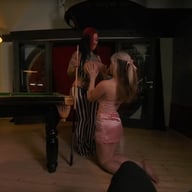 Billiard Club Naughty Bet Sabien DeMonia Sunflower Doll SkyHighVR vr porn video