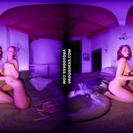 Late Night On Vacation With Mira And Kristina Clothespins And Shared Pain Giving And Receiving VRgoddess vr porn video