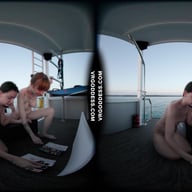 Lily Mays And Rebeka Ruby Painting Eachothers Pussies While Boating On Vacation Together VRgoddess vr porn video