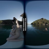 Triple Girls Nude Painting Art On A Yacht And Swimming In The Sea While On Vacation In Italy VRgoddess vr porn video