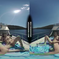 Matty With Josie Public Outdoor Masturbation On A Yacht Vacation Yolo VRgoddess vr porn video