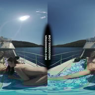 Matty With Josie Public Outdoor Masturbation On A Yacht Vacation Yolo VRgoddess vr porn video