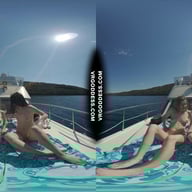 Matty With Josie Public Outdoor Masturbation On A Yacht Vacation Yolo VRgoddess vr porn video