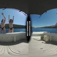 Matty With Josie Public Outdoor Masturbation On A Yacht Vacation Yolo VRgoddess vr porn video