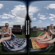 Babyhunterz With Her New Friend Kitty Kate Sunbathing Nude And Touching Under The Sun VRgoddess vr porn video