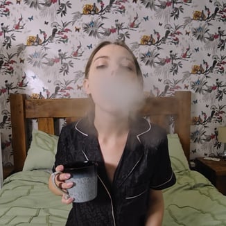Chloe Toy - Vape in Bed - VR Porn Video - VRPorn.com