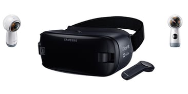 Samsung Unveils Gear VR Headset with Wireless Controller and the New Gear 360 Camera