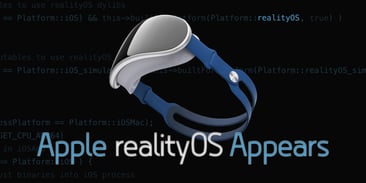 Apple realityOS Appears