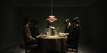 The Experience of A Virtual Reality Family Dinner