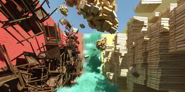 'Mashup Between the Clouds' in Virtual Reality