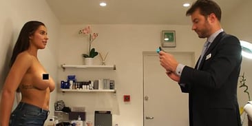 Love Island Star Jessica gets a Virtual Reality Boob Job