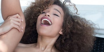 Introducing Black Latina Teen Babe Cecilia: Anal VR Porn