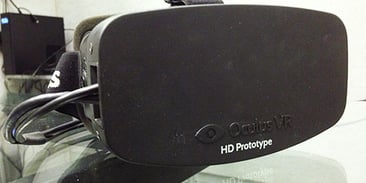 Oculus Rift HD VR headset prototype at E3