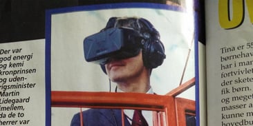 Crown Prince of Denmark Tries Virtual Reality