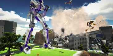 100 Foot Robot Golf Coming to Playstation VR