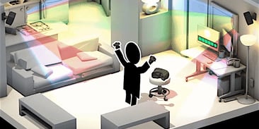 How to Set Up Your VR Room, with Rainbow Disco Lights