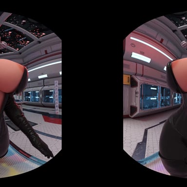 Horned Walking Front - Animated Sexy Babe for VR Fapsphere CGIGirl VR porn video vrporn.com