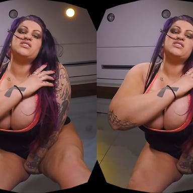 The Upskirt Collection - Samantha Mack BBW Tease Scene HologirlsVR VR porn video vrporn.com