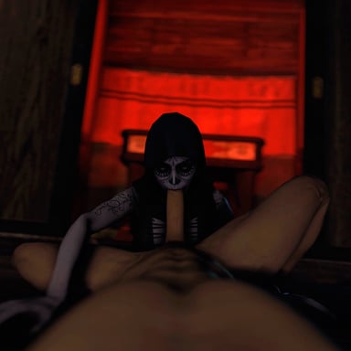 Death's Embrace DarkDreams Deadpool Death vr porn video vrporn.com virtual reality