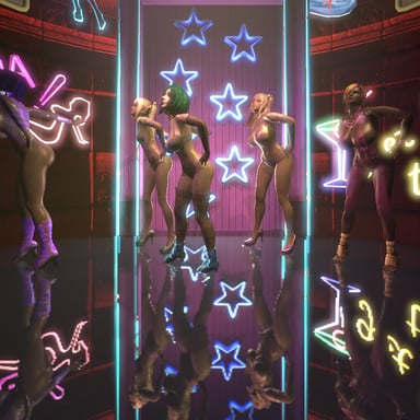 Sexy CGI Dance SFM4VR HentaiGirl VR Porn video vrporn.com virtual reality