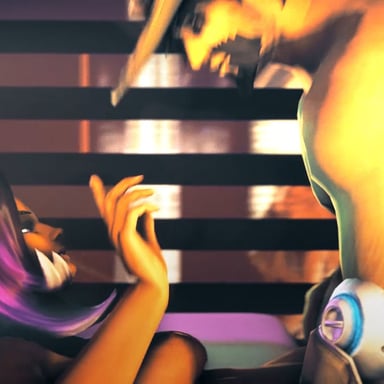 Sombra in, "Legs Up" DarkDreams Sombra McCree vr porn video vrporn.com virtual reality