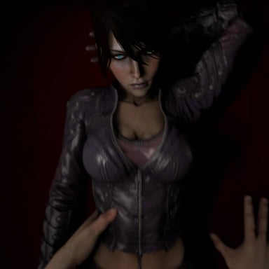 Morrigan Is Wearing Full Leather Just For You DarkDreams cgigirl vr porn video vrporn.com virtualreality