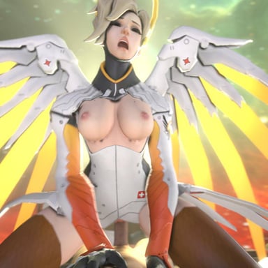 Mercy Shows You A Good Time In The Sky DarkDreams Mercy vr porn video vrporn.com virtual reality