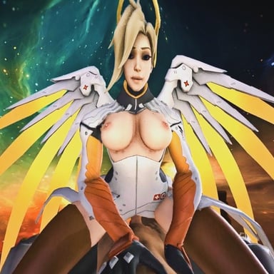 Mercy Shows You A Good Time In The Sky DarkDreams Mercy vr porn video vrporn.com virtual reality