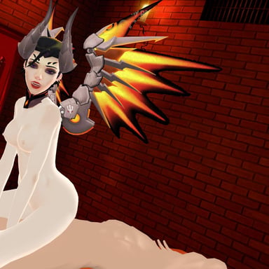 Overwatch - Mercy Rear View Lewd FRAGGY HentaiGirl vr porn game vrporn.com virtual reality