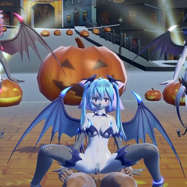 Sex &amp; Dance - Vocaloid - Happy Halloween CGI Girl Lewd FRAGGY vr porn video vrporn.com virtual reality