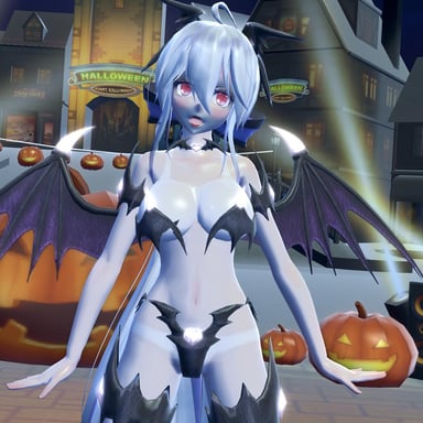 Sex &amp; Dance - Vocaloid - Happy Halloween CGI Girl Lewd FRAGGY vr porn video vrporn.com virtual reality