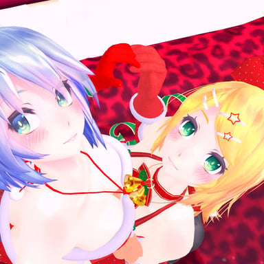 Vocaloids - Xmas Special Present CGI Girl Lewd FRAGGY vr porn video vrporn.com virtual reality