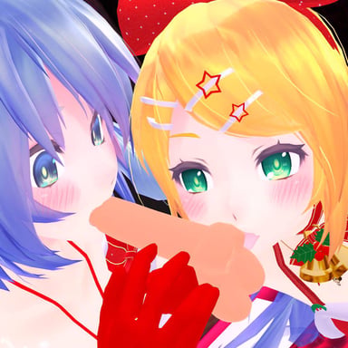 Vocaloids - Xmas Special Present CGI Girl Lewd FRAGGY vr porn video vrporn.com virtual reality