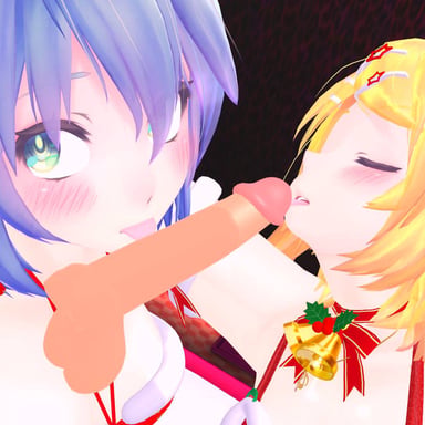 Vocaloids - Xmas Special Present CGI Girl Lewd FRAGGY vr porn video vrporn.com virtual reality