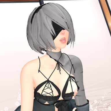 Nier Automata - 2B Reverse Riding Lewd FRAGGY 2B vr porn video vrporn.com virtual reality